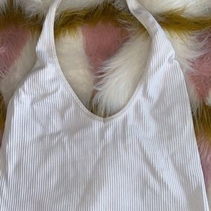white halter tank